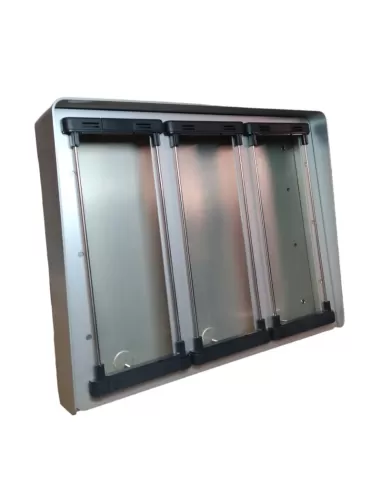 Marco de visera Urmet 825//59 3 filas x 2 módulos